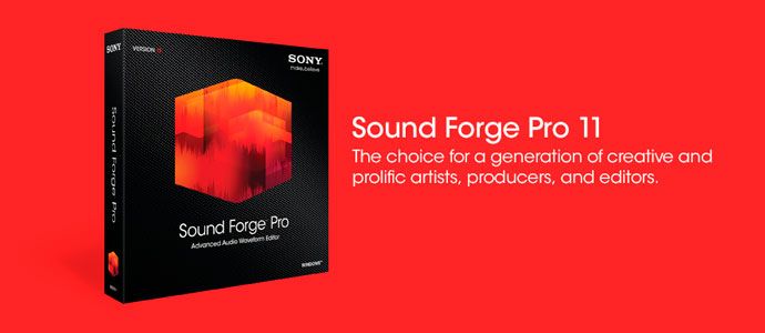 Sound Forge Pro 11 Crack